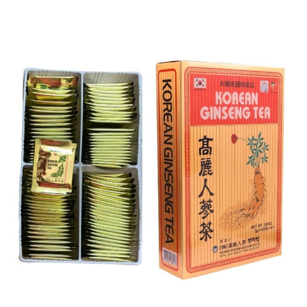 Trà Hồng Sâm Hàn Quốc 100 gói - Korean Ginseng Tea