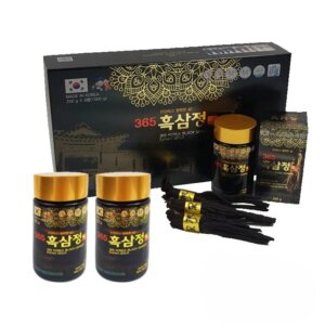 Cao Hắc Sâm Hàn Quốc 365 Samsung Bio hộp 4 lọ x 250g