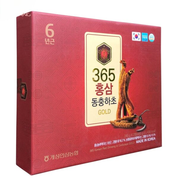 Cao Hồng Sâm đông trùng hạ thảo Hàn Quốc 365 2 lọ - Ảnh 5