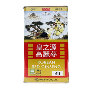 Sâm khô hộp thiếc HG Bio 75g Hàn Quốc Ginseng King