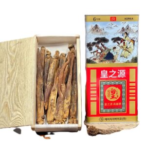 Hồng Sâm củ khô 300g hộp thiếc HG Bio Ginseng King
