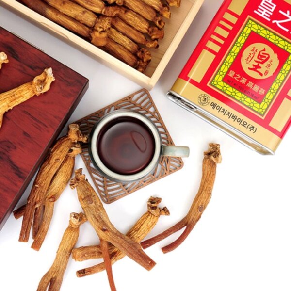 Hồng Sâm củ khô HG Bio hộp thiếc 37.5g Ginseng King - Ảnh 2