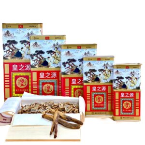 Hồng Sâm củ khô HG Bio hộp thiếc 37.5g Ginseng King