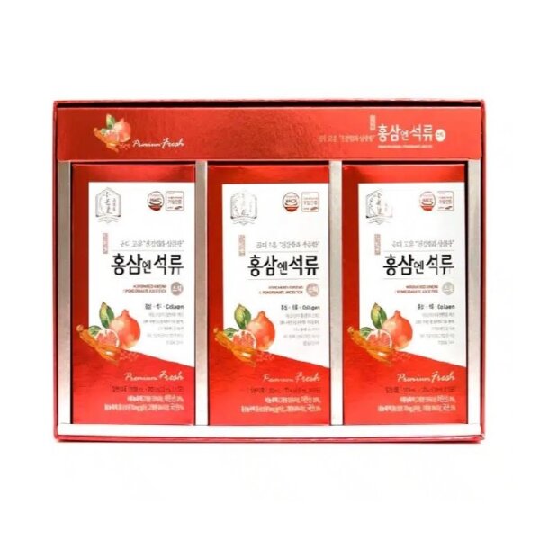 Nước Lựu Hồng Sâm Collagen Daedong 30 gói x 10ml
