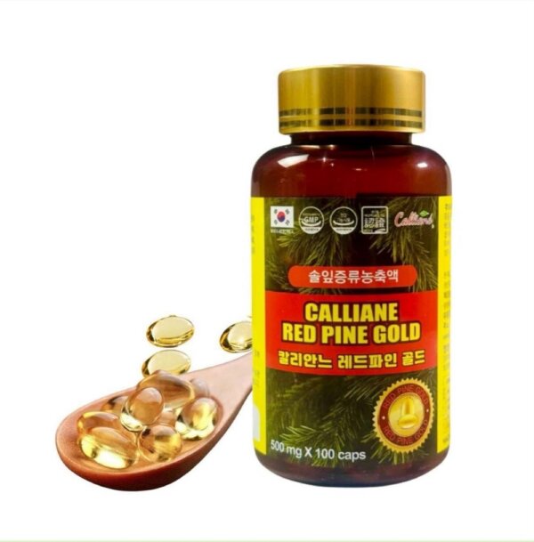 Tinh dầu thông đỏ Calliane Hàn Quốc 100 viên - Ảnh 3