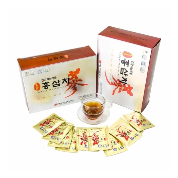 Trà Hồng Sâm Daedong Korean Red Ginseng Tea 50 gói - Ảnh 3