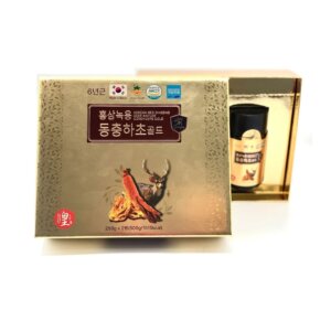 Cao Hồng Sâm 6 năm tuổi Ginseng King 2 lọ Nhung Hươu