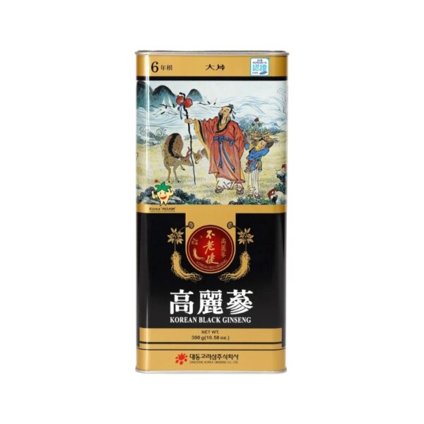 Hắc Sâm củ khô Hàn Quốc Daedong hộp thiếc 300g - Ảnh 3