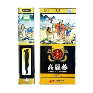 Hắc Sâm củ khô Daedong Hàn Quốc hộp thiếc 150g