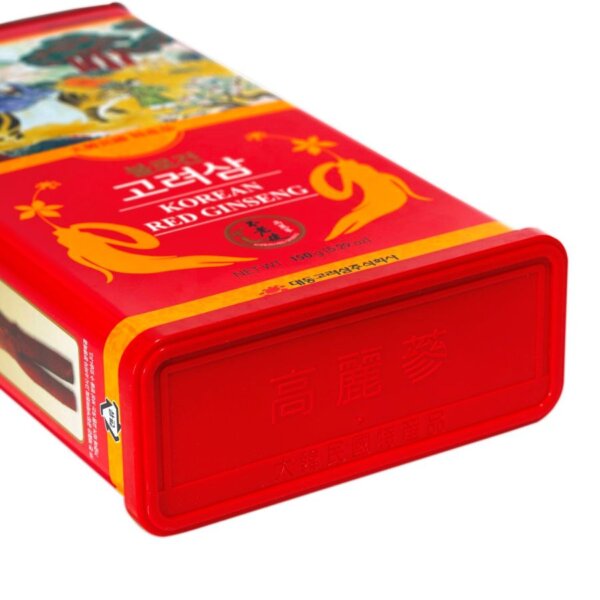 Hồng Sâm củ khô Hàn Quốc Daedong hộp thiếc 150g - Ảnh 4