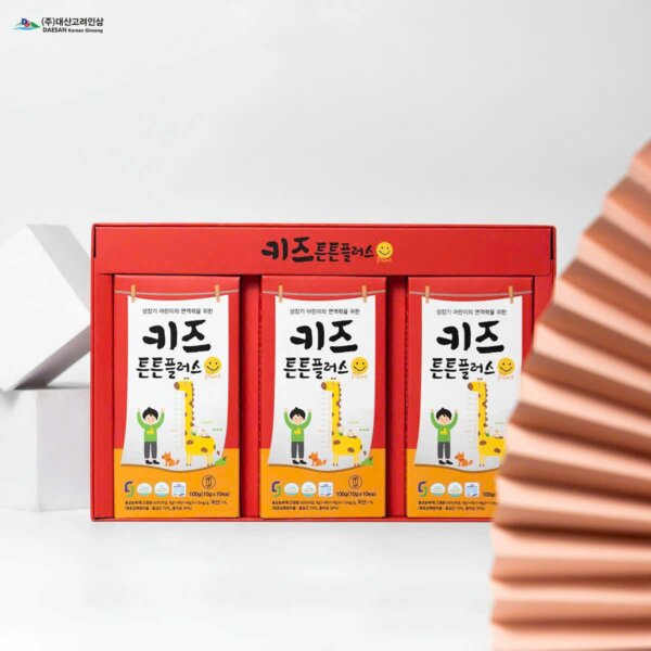 Hồng sâm trẻ em Daesan Hàn Quốc 10 gói - Ảnh 3