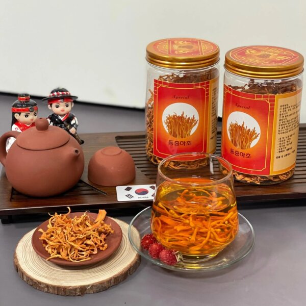 Nấm Đông Trùng Hạ Thảo khô Hàn Quốc Hwasan 100g - Ảnh 2
