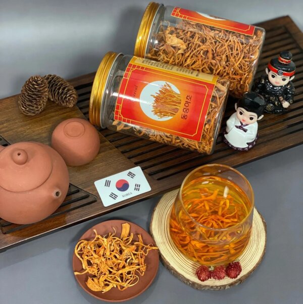 Nấm Đông Trùng Hạ Thảo khô Hàn Quốc Hwasan 100g - Ảnh 3