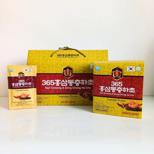 Nước Hồng Sâm Đông trùng hạ thảo Hansusam 20 gói - Ảnh 4