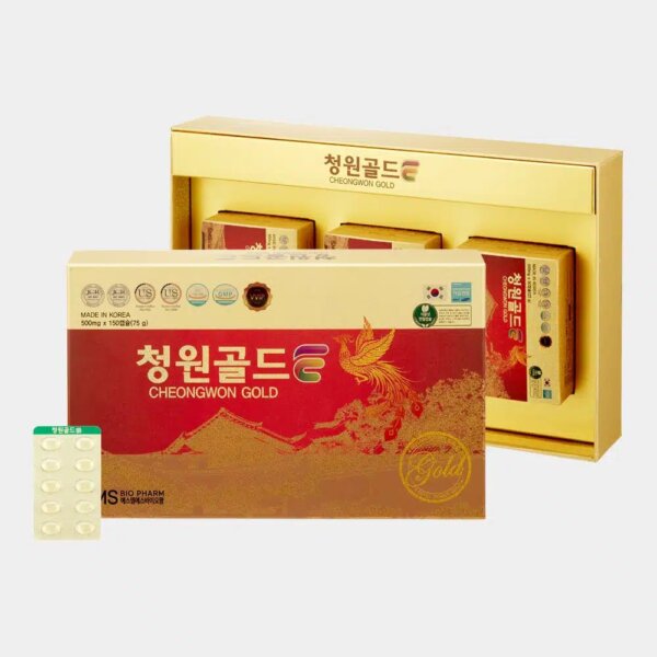 Dầu thông đỏ CheongWon Gold Hàn Quốc 120 viên