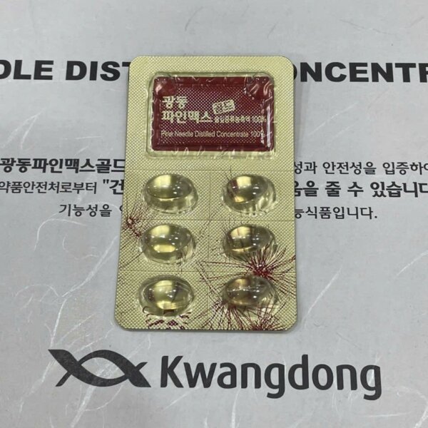 Tinh dầu thông đỏ Kwangdong Hàn Quốc 120 viên - Ảnh 4