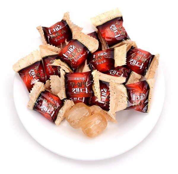 Kẹo Hồng Sâm không đường Hàn Quốc gói 500g - Ảnh 3