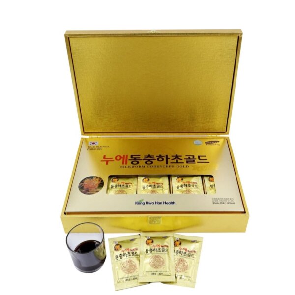 Nước Đông Trùng Hạ Thảo 60 gói Kanghwa Hàn Quốc - Ảnh 2