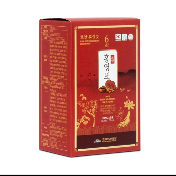 Nước Hồng Sâm Linh Chi Daesan Hàn Quốc 30 gói - Ảnh 4