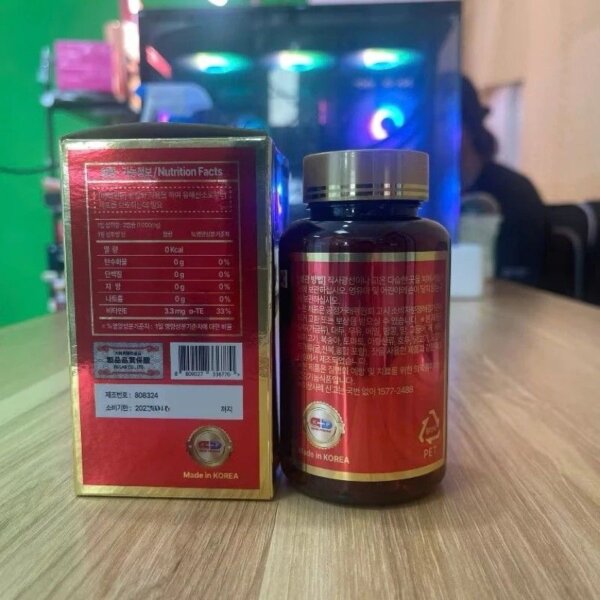 Dầu thông đỏ Red Pine Gold Chính phủ Hàn Quốc 100 viên - Ảnh 5