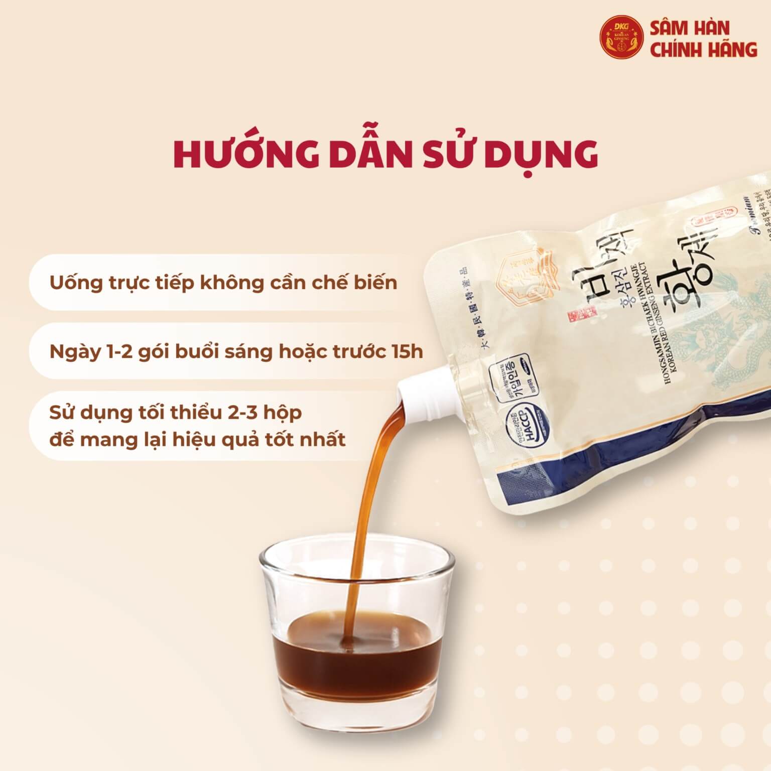 Nước Hồng Sâm Daedong 20 gói - Hồng Sâm Hoàng Đế - Ảnh 5