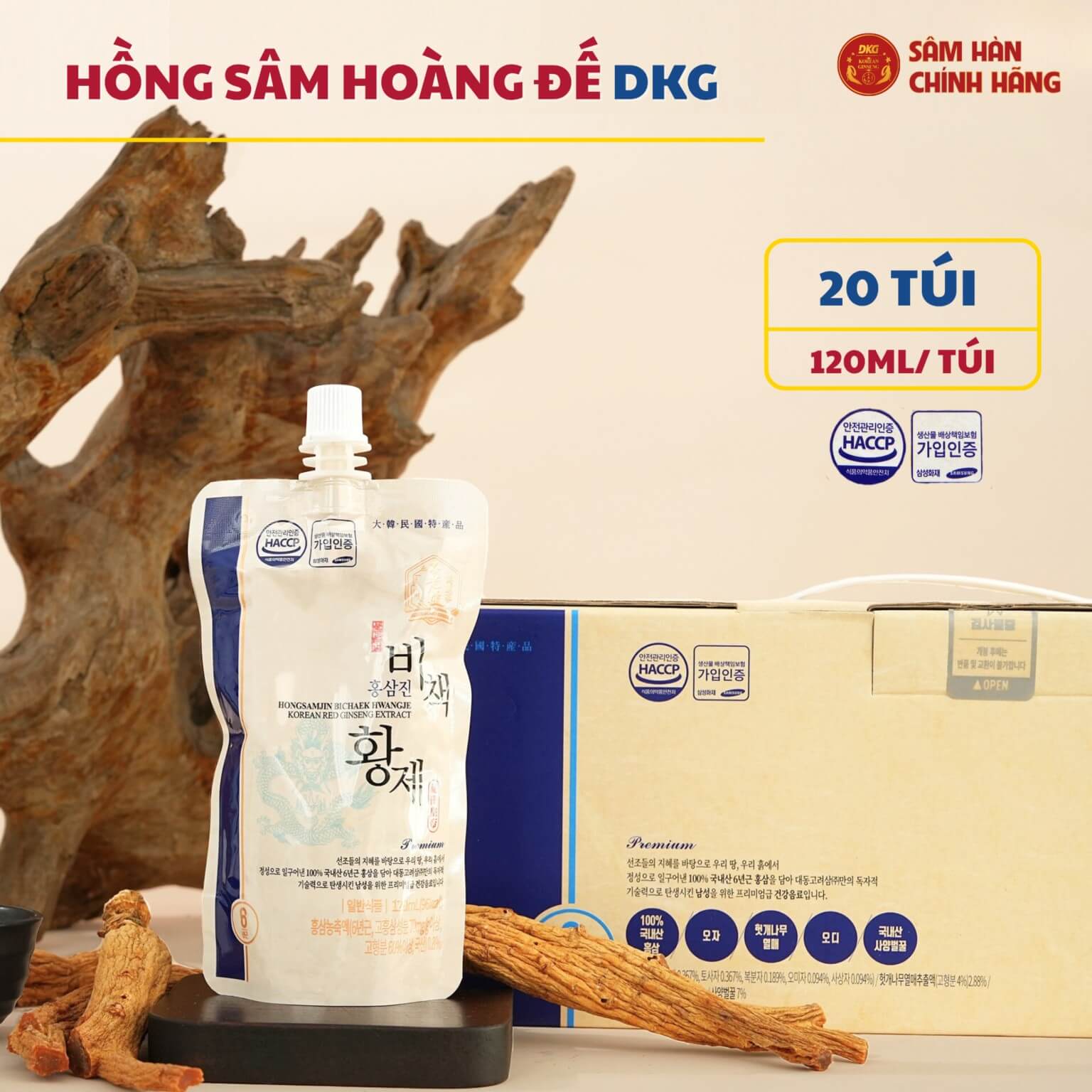 Nước Hồng Sâm Daedong 20 gói - Hồng Sâm Hoàng Đế - Ảnh 10