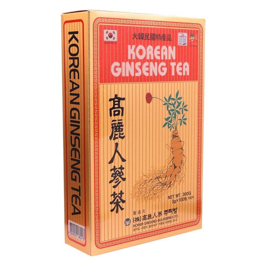 Trà Hồng Sâm Hàn Quốc 100 Gói Korean Ginseng Tea Chính Hãng